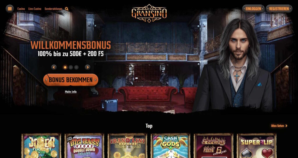 Gransino Casino Startseite