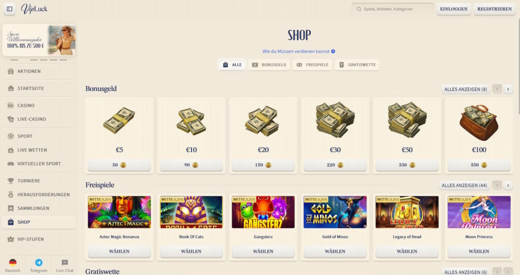 VipLuck Shop