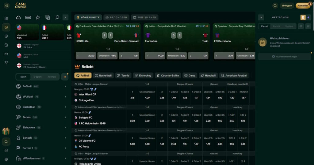 CashLounge Sportwetten
