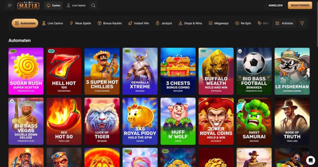 Slot Mafia Spielautomaten